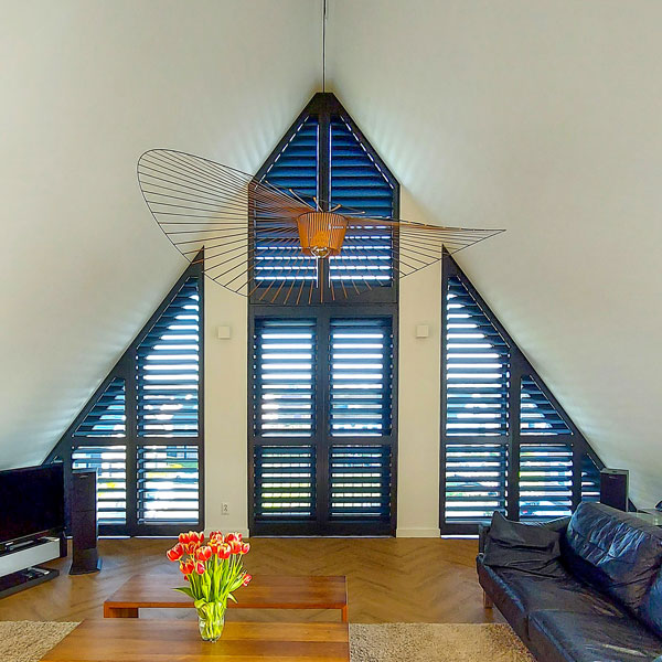 Shutters voor speciale vormen (o.a. ronde en schuine ramen)