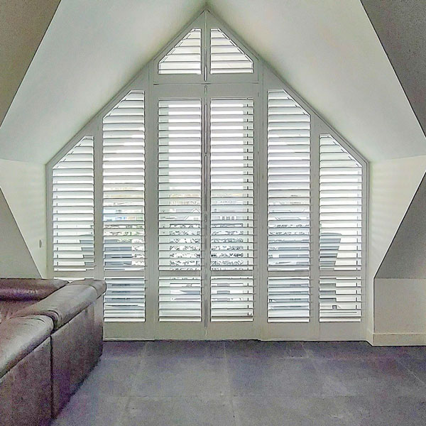 Shutters voor speciale vormen (o.a. ronde en schuine ramen)