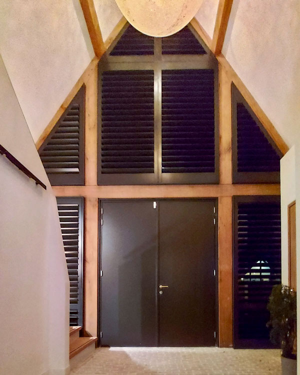 Shutters voor speciale vormen (o.a. ronde en schuine ramen)