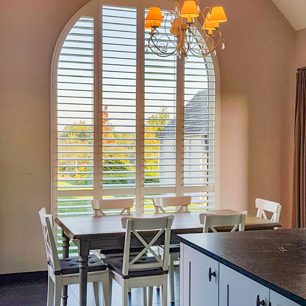 Shutters voor speciale vormen (o.a. ronde en schuine ramen)