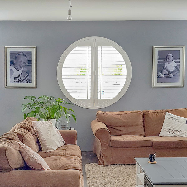 Shutters voor speciale vormen (o.a. ronde en schuine ramen)