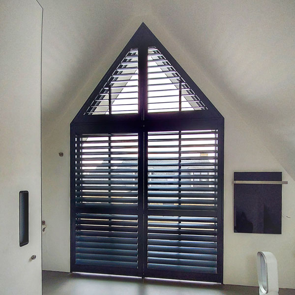 Shutters voor speciale vormen (o.a. ronde en schuine ramen)
