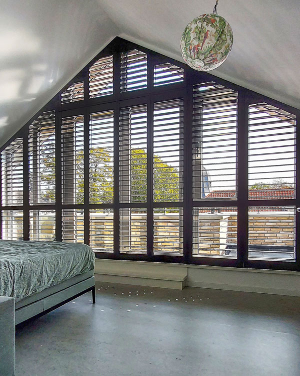 Shutters voor speciale vormen (o.a. ronde en schuine ramen)